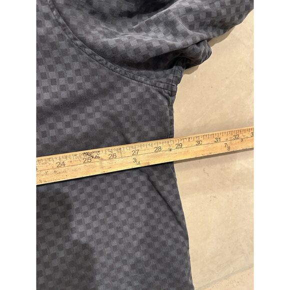 Robert Graham 2XLT Tall Black Gray Long Sleeve Button up shirt - Picture 5 of 7